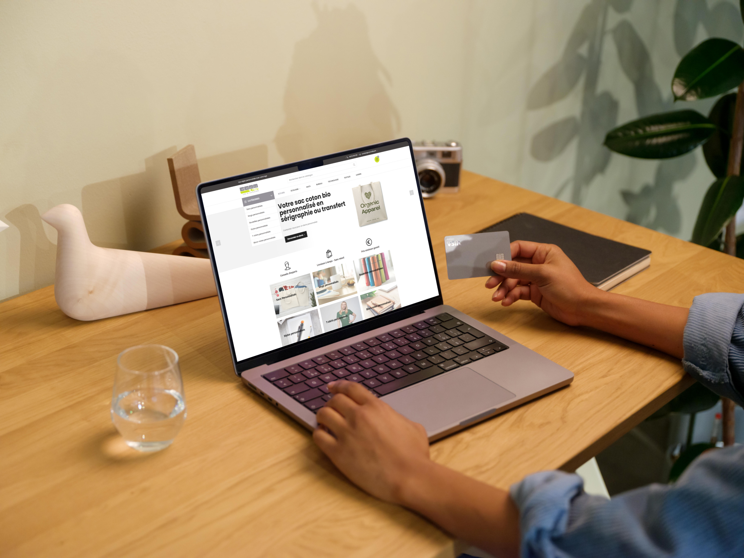 Un site e-commerce avec WordPress et WooCommerce Création site e-commerce Marseille pour Comm'il faut