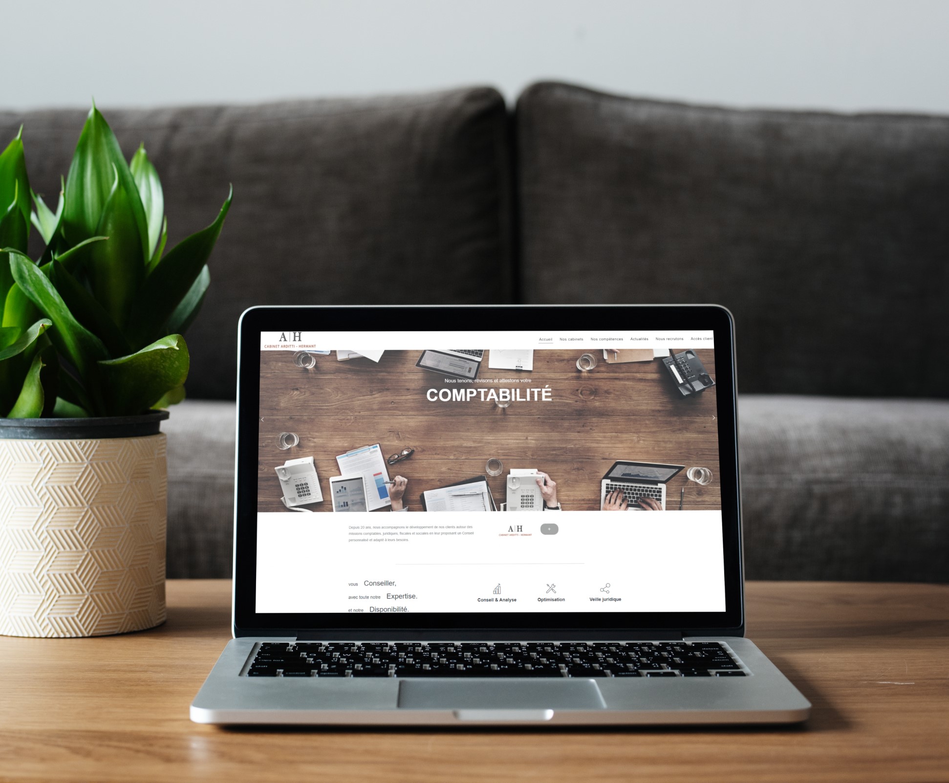 Modernisation en ligne du Cabinet Arditti Création site internet Marseille pour Cabinet Arditti