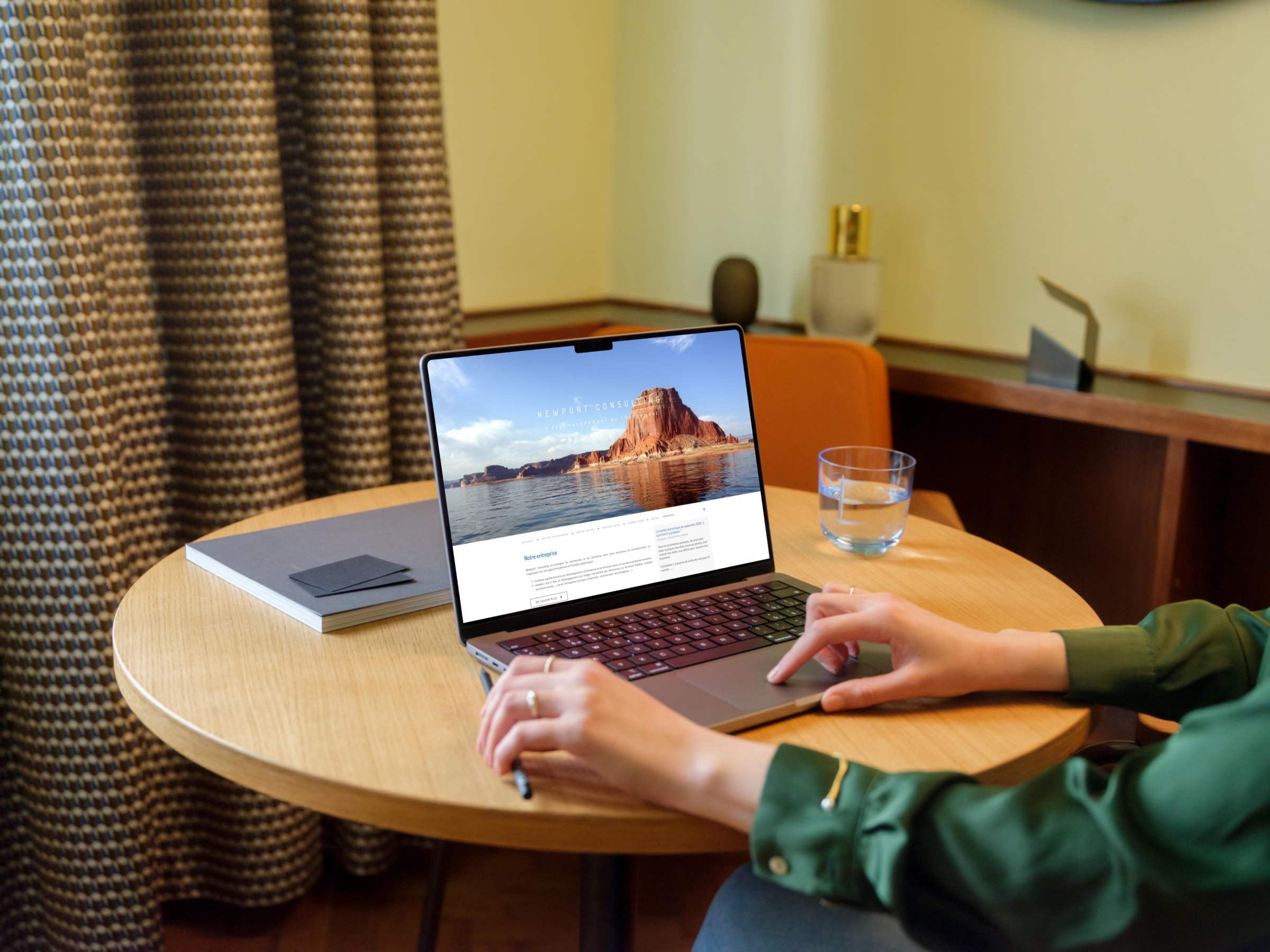 Création du site vitrine de Newport Consulting Création site internet Marseille pour Newport Consulting